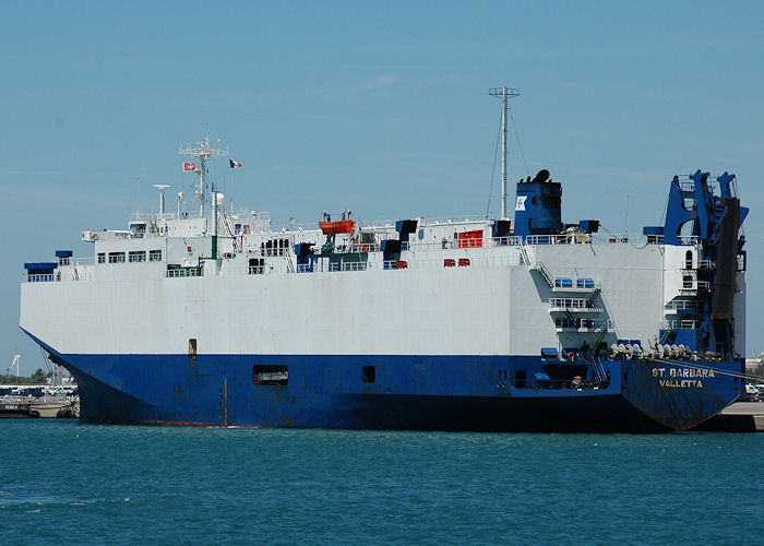 Photograph of the vessel  St. Barbara pictured at Port Saint Louis du Rhône on 10th August 2008