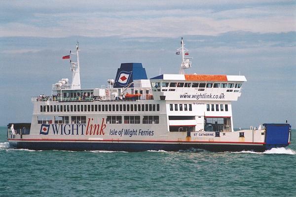 Photograph of the vessel  St. Catherine pictured in the Solent on 22nd July 2001