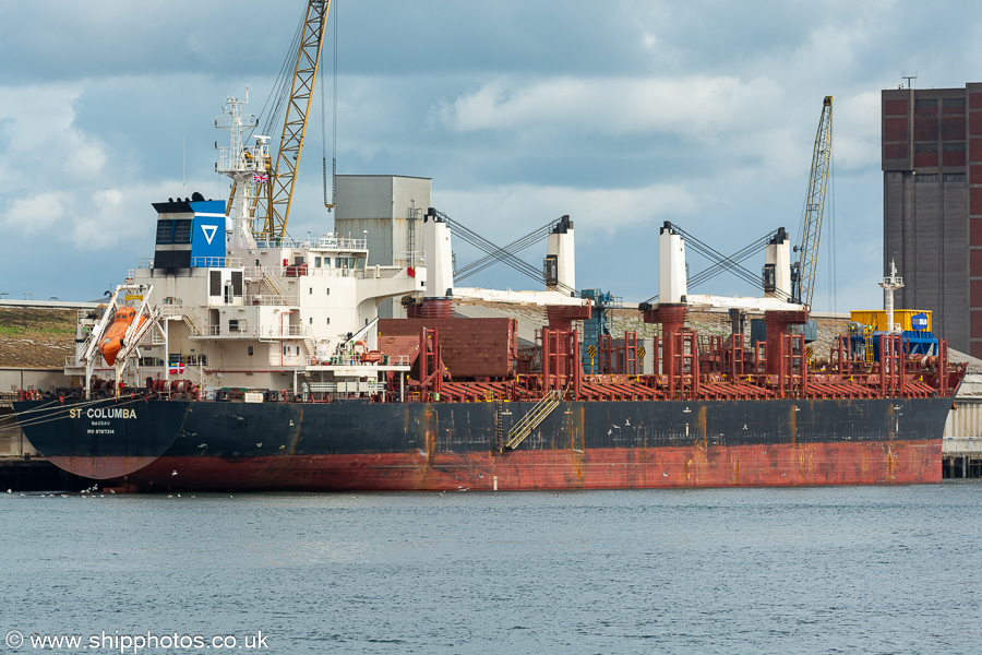 Photograph of the vessel  St. Columba pictured at Belfast on 29th June 2023