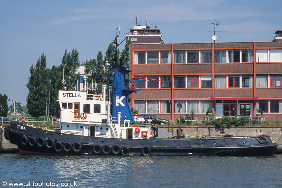 Photograph of the vessel  Stella pictured in Wiltonhaven, Rotterdam on 17th June 2002