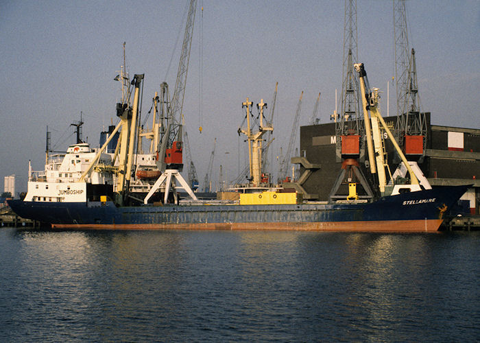 Photograph of the vessel  Stellamare pictured in Waalhaven, Rotterdam on 27th September 1992