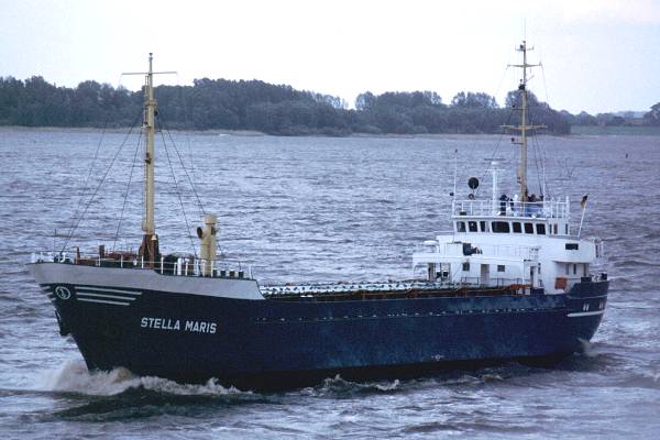 Photograph of the vessel  Stella Maris pictured on the River Elbe on 29th May 2001