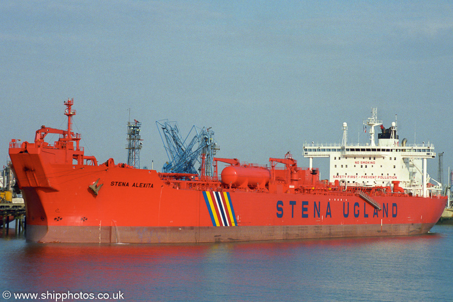 Photograph of the vessel  Stena Alexita pictured at Fawley on 17th August 2003