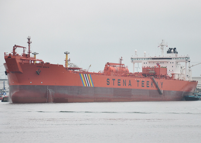 Photograph of the vessel  Stena Natalita pictured in 4e Petroleumhaven, Europoort on 26th June 2011