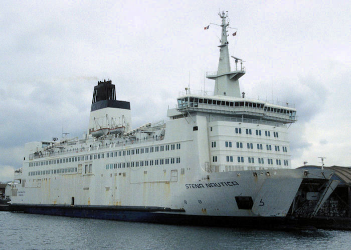 Photograph of the vessel  Stena Nautica pictured in Dunkerque on 18th April 1997