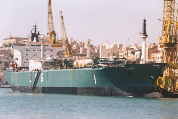Photograph of the vessel  Steven N pictured in Valletta on 1st June 2000