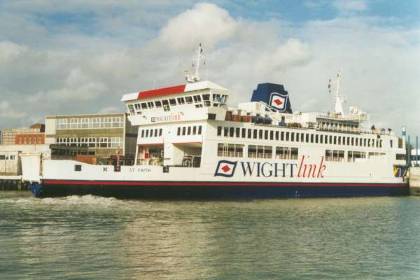 Photograph of the vessel  St. Faith pictured in Portsmouth on 5th April 1998
