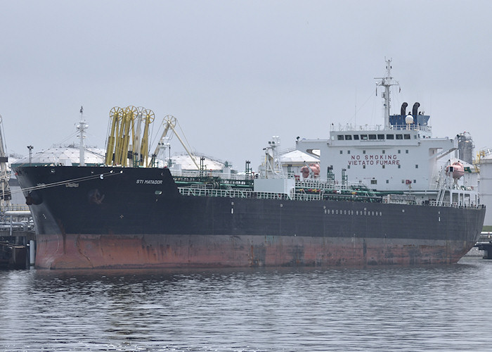 Photograph of the vessel  Sti Matador pictured in 7e Petroleumhaven, Europoort on 26th June 2011