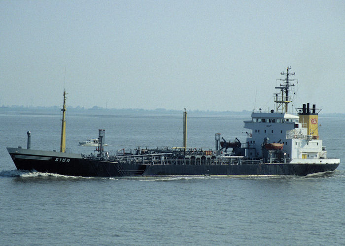 Photograph of the vessel  Stör pictured on the River Elbe on 5th June 1997