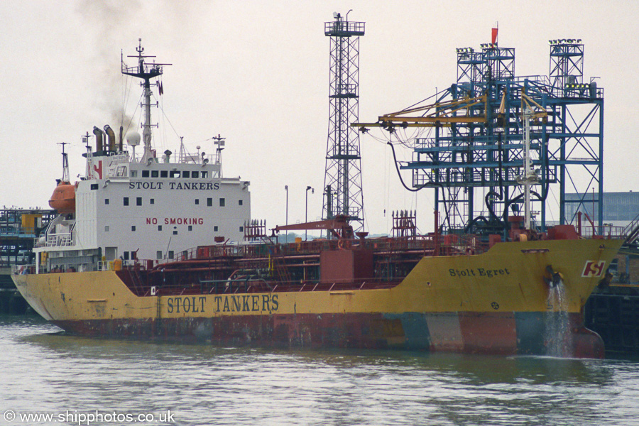 Photograph of the vessel  Stolt Egret pictured at Fawley on 5th July 2003