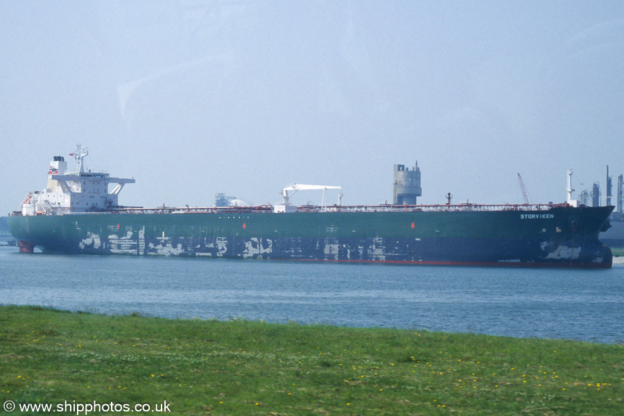 Photograph of the vessel  Storviken pictured on the Calandkanaal, Europoort on 18th June 2002