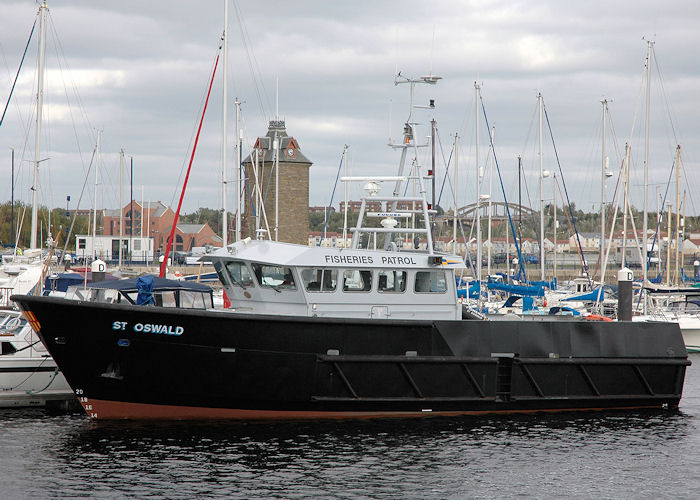 Photograph of the vessel fpv St. Oswald pictured at North Shields on 25th September 2009