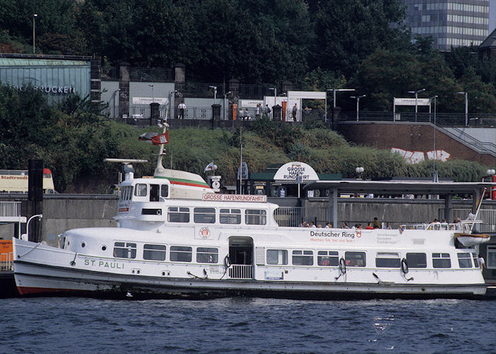 Photograph of the vessel  St. Pauli pictured at Hamburg on 23rd August 1995