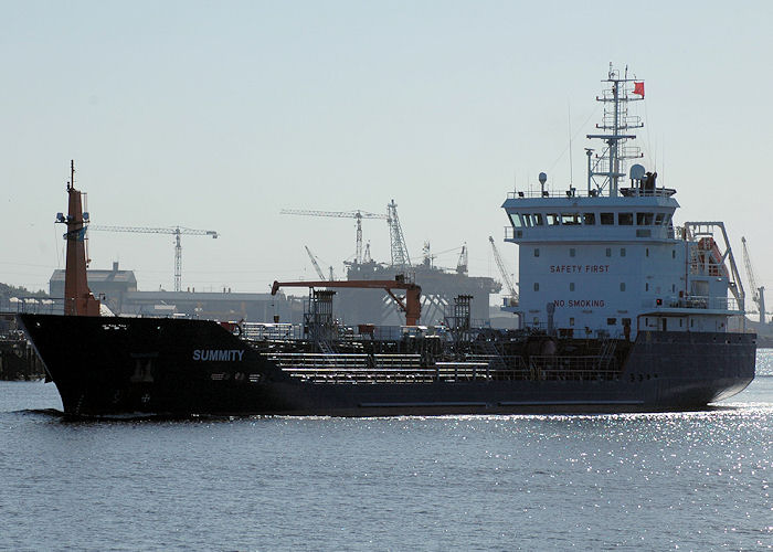 Photograph of the vessel  Summity pictured passing North Shields on 26th September 2009