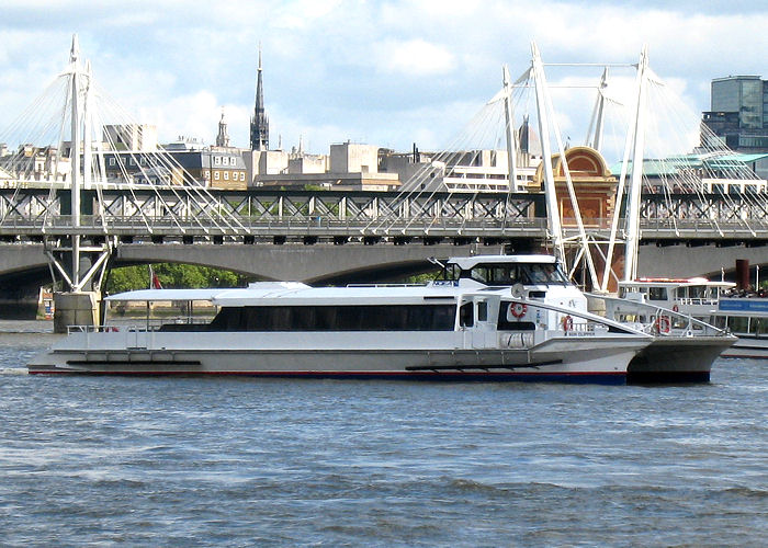 Photograph of the vessel  Sun Clipper pictured in London on 18th May 2008