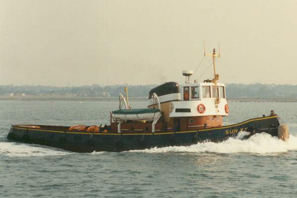 Photograph of the vessel  Sun XXIV pictured in Southampton on 16th June 1990