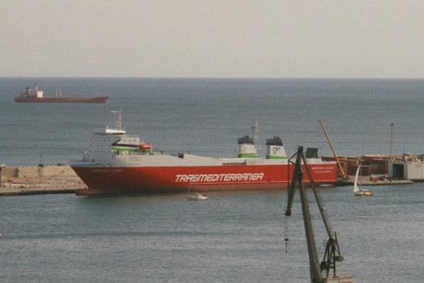 Photograph of the vessel  Superfast Levante pictured in Barcelona on 18th March 2001