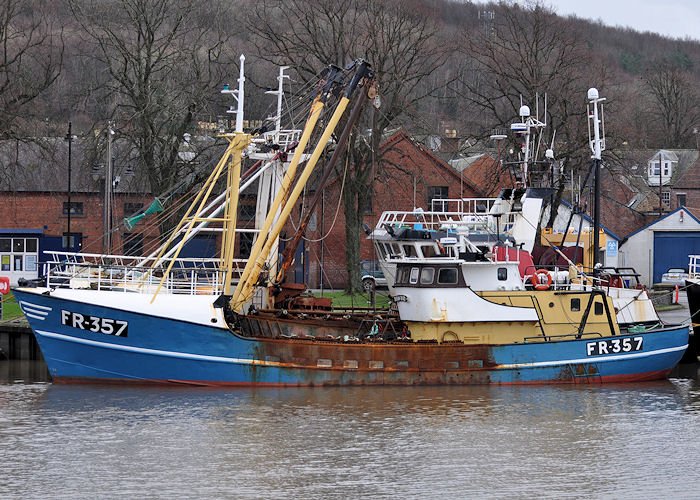 Photograph of the vessel fv Susan Bird pictured at Kirkcudbright on 7th December 2013