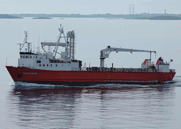 Photograph of the vessel  Sveafjord pictured near Stavanger on 4th May 2008