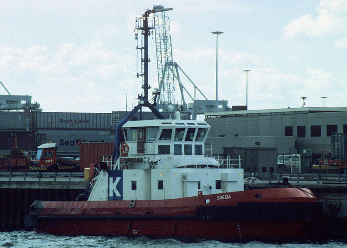 Photograph of the vessel  Svezia pictured at Europoort on 20th April 1997