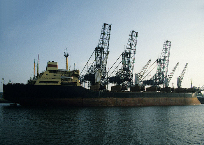 Photograph of the vessel  Svilen Russev pictured in Waalhaven, Rotterdam on 27th September 1992