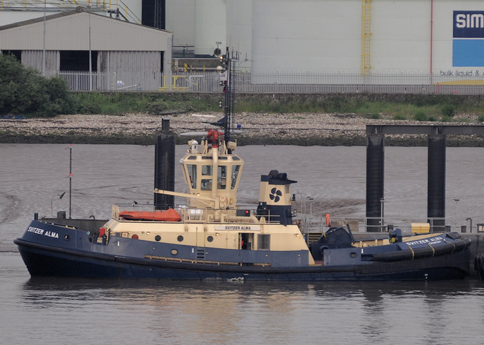 Photograph of the vessel  Svitzer Alma pictured at Immingham on 27th June 2012
