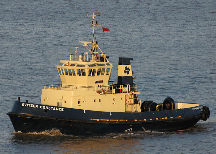 Photograph of the vessel  Svitzer Constance pictured on the River Humber on 18th June 2010