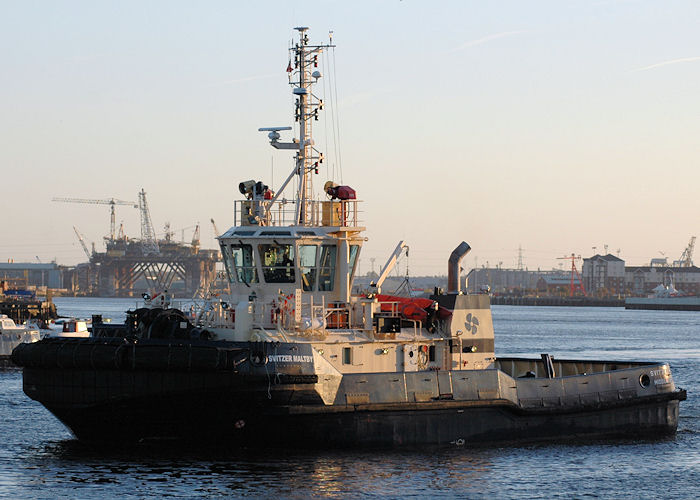 Photograph of the vessel  Svitzer Maltby pictured on the River Tyne on 26th September 2009
