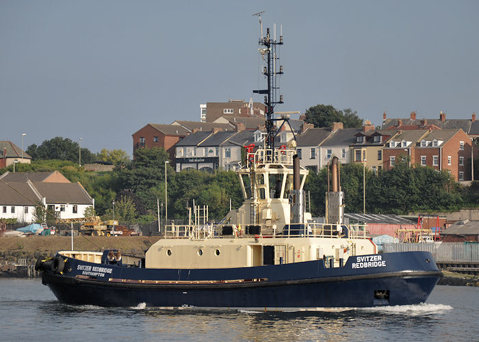 Photograph of the vessel  Svitzer Redbridge pictured at North Shields on 22nd August 2013