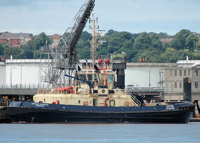 Photograph of the vessel  Svitzer Stanlow pictured at Tranmere on 31st July 2010