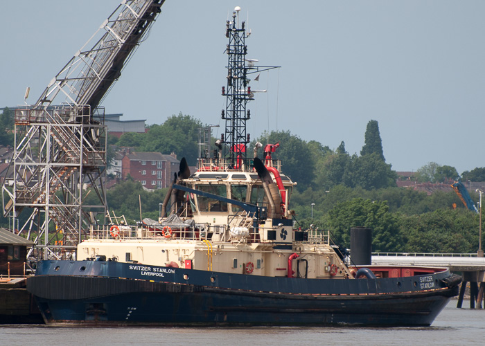 Photograph of the vessel  Svitzer Stanlow pictured at Tranmere on 31st May 2014