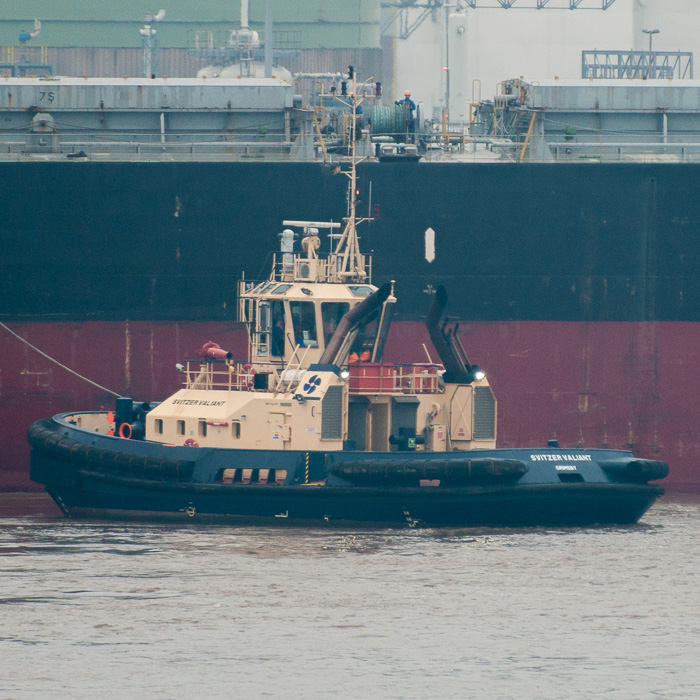 Photograph of the vessel  Svitzer Valiant pictured at Immingham on 20th July 2014