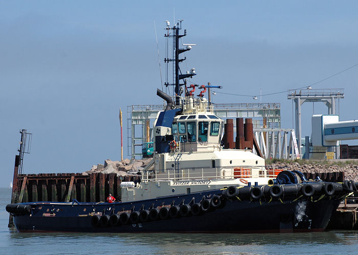 Photograph of the vessel  Svitzer Victory pictured at Sheerness on 22nd May 2010