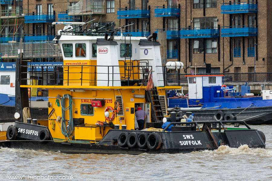 Photograph of the vessel  SWS Suffolk pictured in London on 6th July 2023