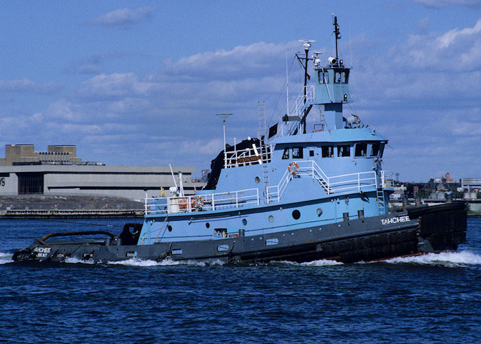 Photograph of the vessel  Tahchee pictured in New York on 18th September 1994