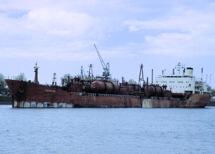 Photograph of the vessel  Templar pictured in Rotterdam on 20th April 1997