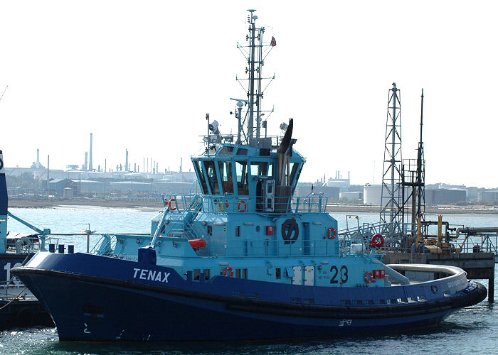 Photograph of the vessel  Tenax pictured at Fawley on 22nd April 2006
