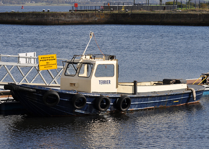 Photograph of the vessel  Terrier pictured in Victoria Harbour, Greenock on 24th September 2011