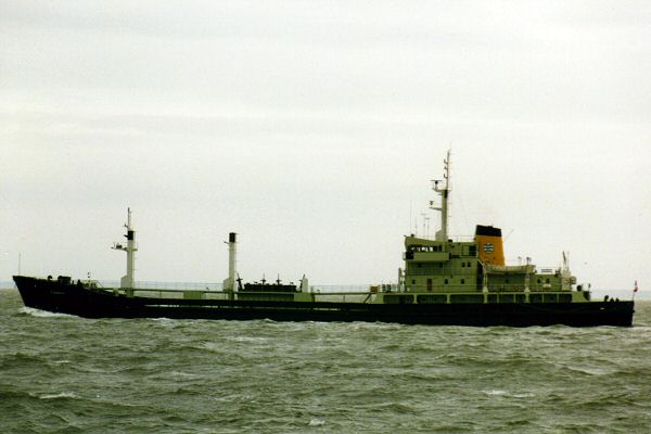Photograph of the vessel  Thames pictured in the Thames Estuary on 6th October 1995