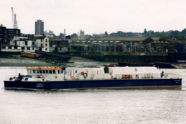 Photograph of the vessel  Thames Bubbler pictured at Greenwich on 10th June 1996