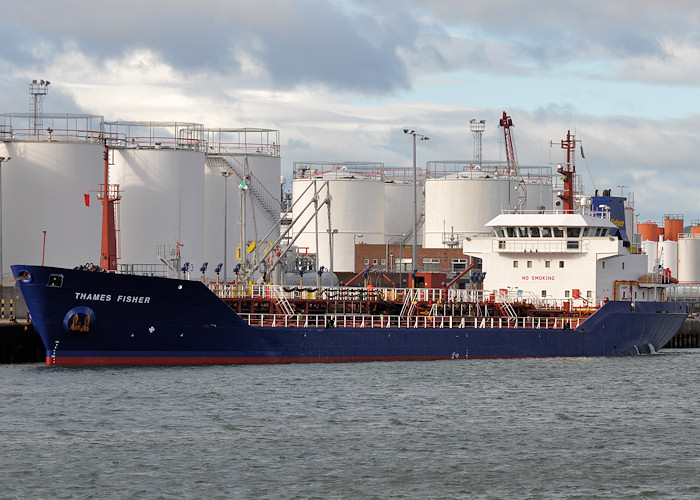 Photograph of the vessel  Thames Fisher pictured at Aberdeen on 14th September 2012