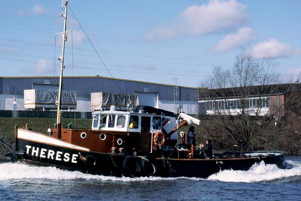 Photograph of the vessel  Therese pictured in Hamburg on 20th March 2001