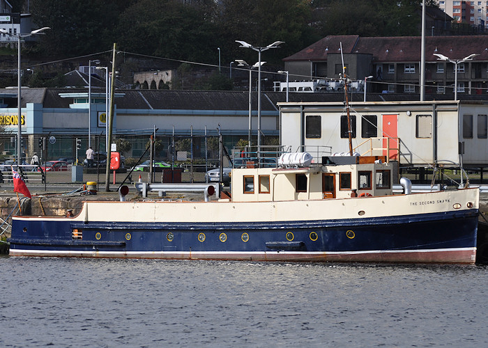 Photograph of the vessel  The Second Snark pictured in Victoria Harbour, Greenock on 24th September 2011