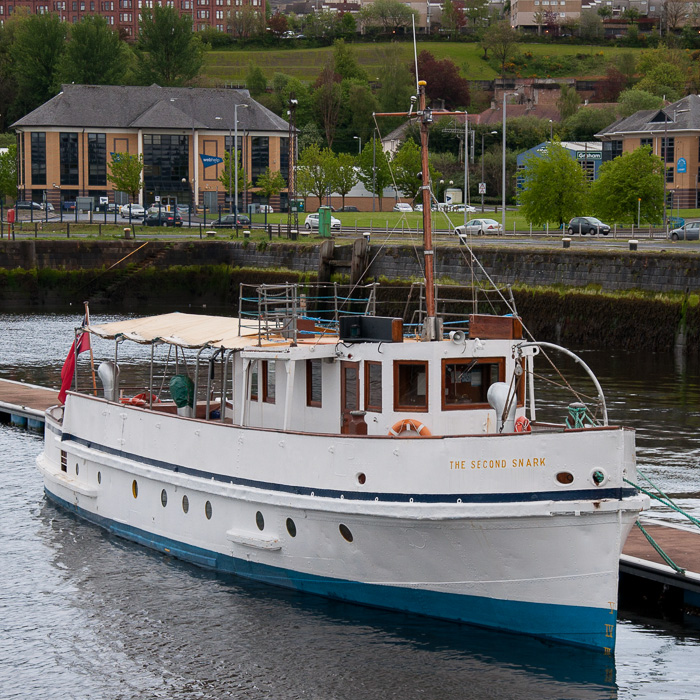 Photograph of the vessel  The Second Snark pictured in Victoria Harbour, Greenock on 11th May 2014
