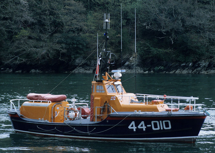 Photograph of the vessel RNLB Thomas Forehead & Mary Rowse II pictured at Fowey on 5th May 1996