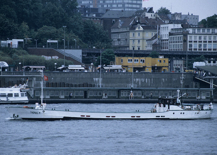 Photograph of the vessel  Thomas M pictured at Hamburg on 25th August 1995