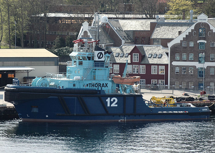 Photograph of the vessel  Thorax pictured at Stavanger on 4th May 2008