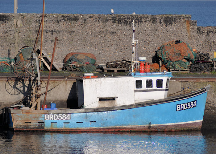Photograph of the vessel fv Three Sisters pictured at Port Seton on 6th November 2011