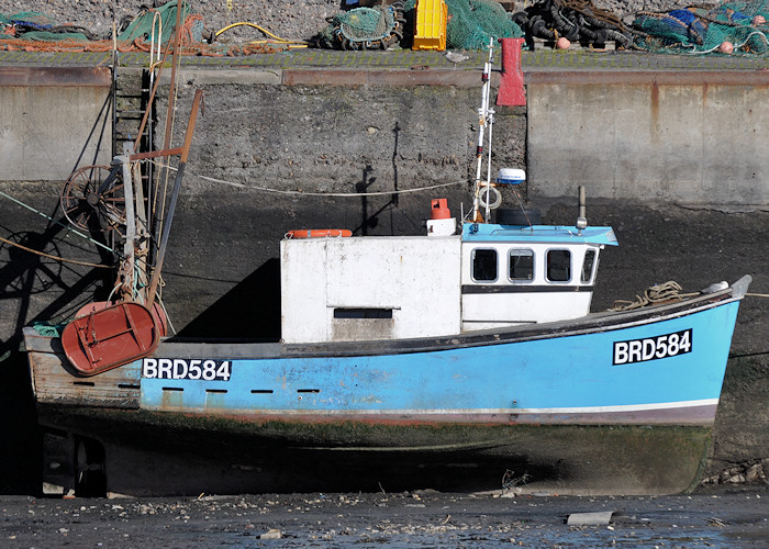 Photograph of the vessel fv Three Sisters pictured at Port Seton on 18th September 2012