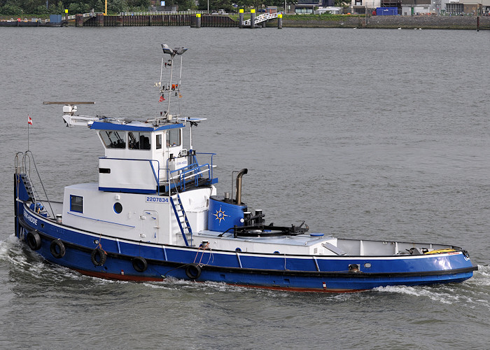 Photograph of the vessel  Tjerk-Hidde pictured passing Vlaardingen on 25th June 2012